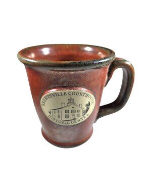 Stoneware mug sunset hill Brentsville Courthouse Historic Centre coffee cup